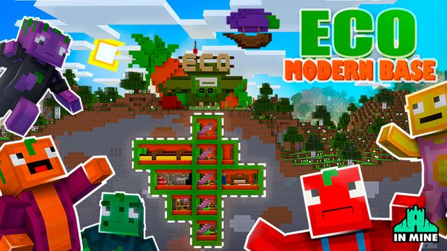 Thumbnail of the Minecraft Bedrock Marketplace product Base Moderna ECO created by In Mine.