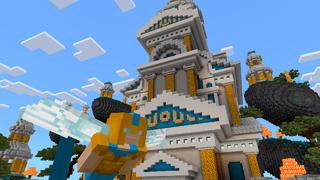 Screenshot of the Minecraft Bedrock Marketplace product Ether Skyblock created by In Mine.