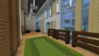 Screenshot of the Minecraft Bedrock Marketplace product Flying Mansion created by In Mine.