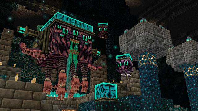 Screenshot of the Minecraft Bedrock Marketplace product Ghast Riders created by In Mine.
