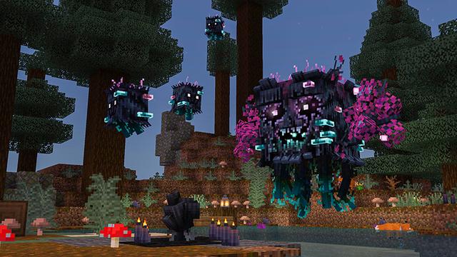 Screenshot of the Minecraft Bedrock Marketplace product Ghast Riders created by In Mine.