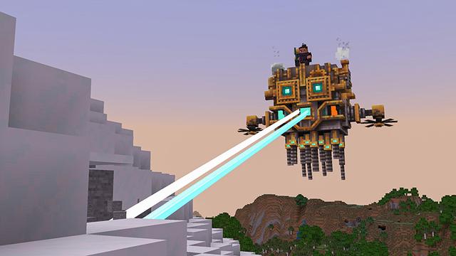Screenshot of the Minecraft Bedrock Marketplace product Ghast Riders created by In Mine.