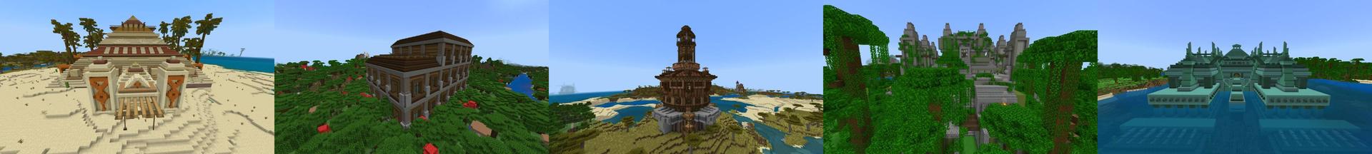 Panorama of the Minecraft Bedrock Marketplace product Grand Dungeons created by In Mine.