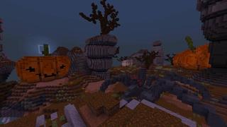 Screenshot of the Minecraft Bedrock Marketplace product Halloween Biome created by In Mine.