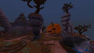 Screenshot of the Minecraft Bedrock Marketplace product Halloween Biome created by In Mine.