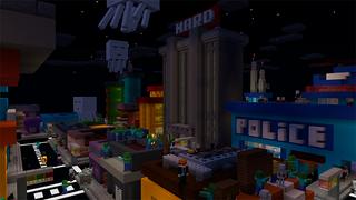 Screenshot of the Minecraft Bedrock Marketplace product Hardcore Pocket City created by In Mine.