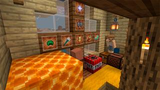 Screenshot of the Minecraft Bedrock Marketplace product Houseboat Survival created by In Mine.