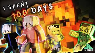 Thumbnail of the Minecraft Bedrock Marketplace product I Spent 100 Days created by In Mine.