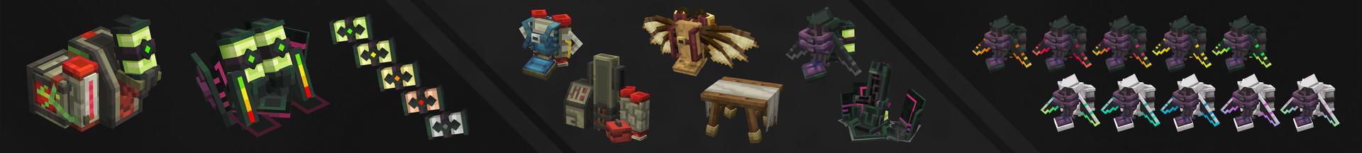 Panorama of the Minecraft Bedrock Marketplace product Jetpacks created by In Mine.