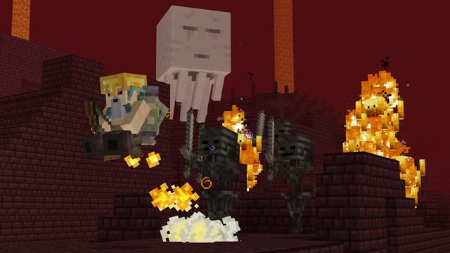 Screenshot of the Minecraft Bedrock Marketplace product Jetpacks created by In Mine.