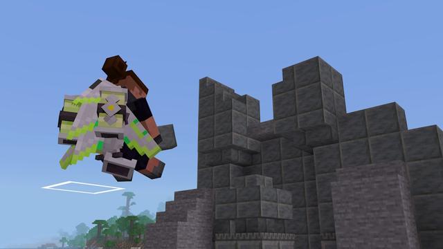 Screenshot of the Minecraft Bedrock Marketplace product Jetpacks created by In Mine.