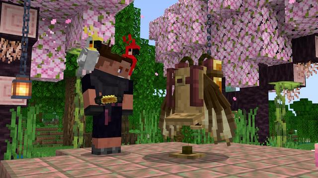 Screenshot of the Minecraft Bedrock Marketplace product Jetpacks created by In Mine.