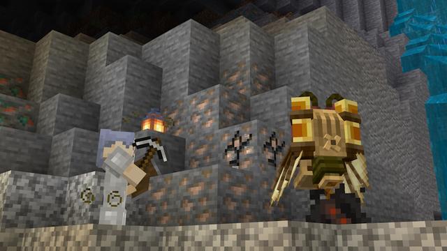 Screenshot of the Minecraft Bedrock Marketplace product Jetpacks created by In Mine.