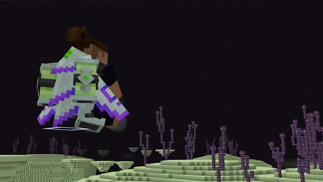 Screenshot of the Minecraft Bedrock Marketplace product Jetpacks created by In Mine.