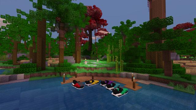 Screenshot of the Minecraft Bedrock Marketplace product Jungle Resort created by In Mine.