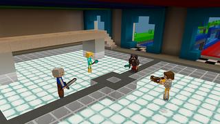 Screenshot of the Minecraft Bedrock Marketplace product Lucky Block Race Classic created by In Mine.