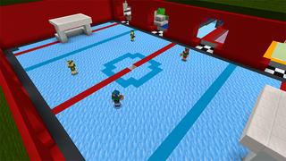 Screenshot of the Minecraft Bedrock Marketplace product Lucky Race Winter Holiday created by In Mine.