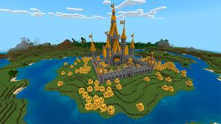 Screenshot of the Minecraft Bedrock Marketplace product Luckyblock Castle created by In Mine.