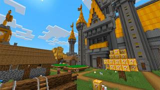 Screenshot of the Minecraft Bedrock Marketplace product Luckyblock Castle created by In Mine.