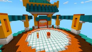 Screenshot of the Minecraft Bedrock Marketplace product Luckyblock Ninja Race created by In Mine.