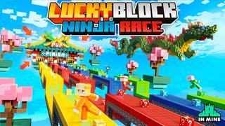 Thumbnail of the Minecraft Bedrock Marketplace product Luckyblock Ninja Race created by In Mine.