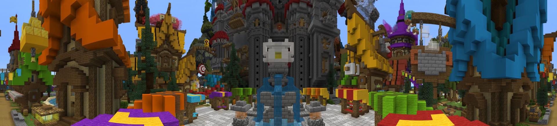 Panorama of the Minecraft Bedrock Marketplace product Magic Kingdom created by In Mine.