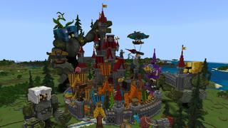 Screenshot of the Minecraft Bedrock Marketplace product Magic Kingdom created by In Mine.
