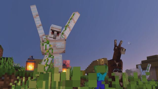 Screenshot of the Minecraft Bedrock Marketplace product Meme Dance created by In Mine.