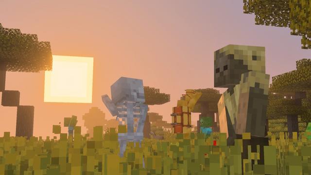 Screenshot of the Minecraft Bedrock Marketplace product Meme Dance created by In Mine.