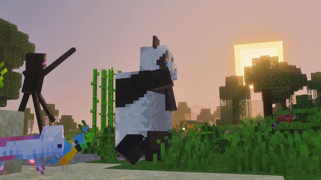 Screenshot of the Minecraft Bedrock Marketplace product Meme Dance created by In Mine.