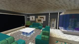 Screenshot of the Minecraft Bedrock Marketplace product Millionaire Cliff Villa created by In Mine.