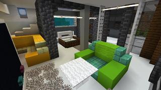 Screenshot of the Minecraft Bedrock Marketplace product Millionaire Cliff Villa created by In Mine.