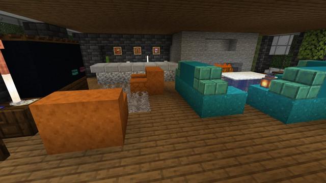 Screenshot of the Minecraft Bedrock Marketplace product Millionaire Forest Villa created by In Mine.