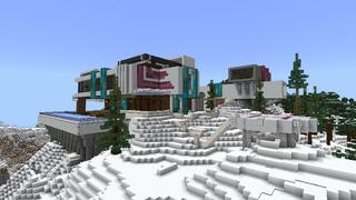 Screenshot of the Minecraft Bedrock Marketplace product Millionaire Winter Villa created by In Mine.