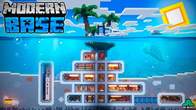 Thumbnail of the Minecraft Bedrock Marketplace product Modern Base created by In Mine.