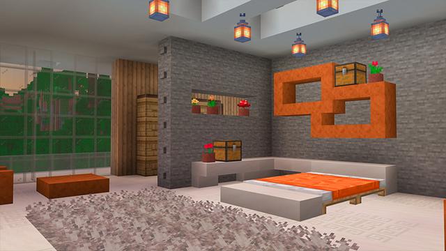 Screenshot of the Minecraft Bedrock Marketplace product Modern  House - Jungle created by In Mine.