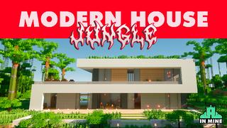 Thumbnail of the Minecraft Bedrock Marketplace product Modern  House - Jungle created by In Mine.