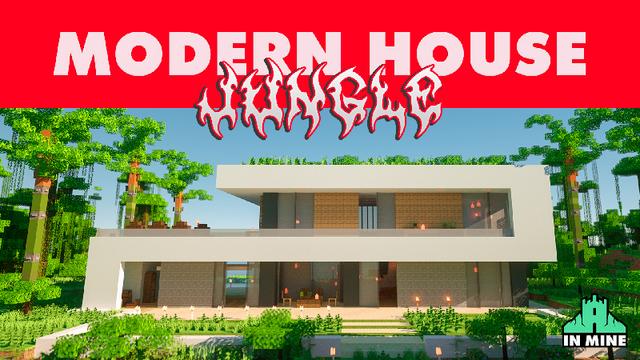 Thumbnail of the Minecraft Bedrock Marketplace product Modern House - Jungle created by In Mine.