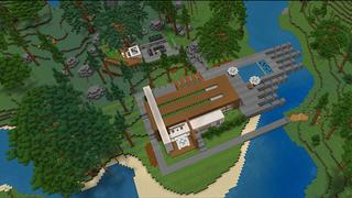 Screenshot of the Minecraft Bedrock Marketplace product Modern House - Plains created by In Mine.