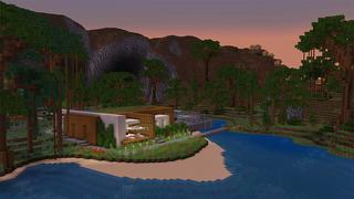 Screenshot of the Minecraft Bedrock Marketplace product Modern House - Plains created by In Mine.