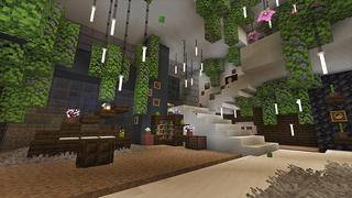 Screenshot of the Minecraft Bedrock Marketplace product Modern House - Savanna created by In Mine.