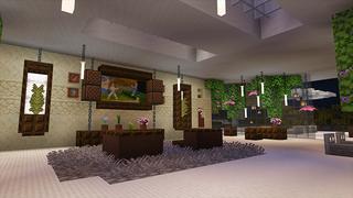 Screenshot of the Minecraft Bedrock Marketplace product Modern House - Savanna created by In Mine.
