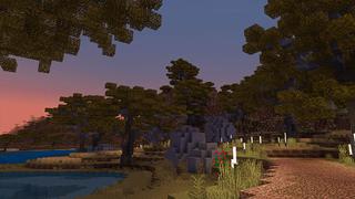 Screenshot of the Minecraft Bedrock Marketplace product Modern House - Savanna created by In Mine.