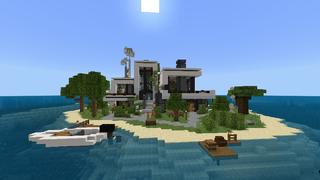 Screenshot of the Minecraft Bedrock Marketplace product Modern House Survival created by In Mine.