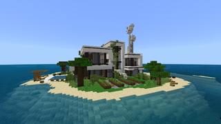 Screenshot of the Minecraft Bedrock Marketplace product Modern House Survival created by In Mine.