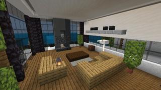 Screenshot of the Minecraft Bedrock Marketplace product Modern House Survival created by In Mine.