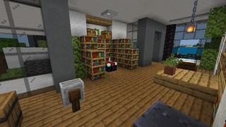 Screenshot of the Minecraft Bedrock Marketplace product Modern House Survival created by In Mine.