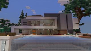 Screenshot of the Minecraft Bedrock Marketplace product Modern House created by In Mine.
