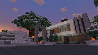 Screenshot of the Minecraft Bedrock Marketplace product Modern House created by In Mine.