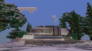 Screenshot of the Minecraft Bedrock Marketplace product Modern House created by In Mine.